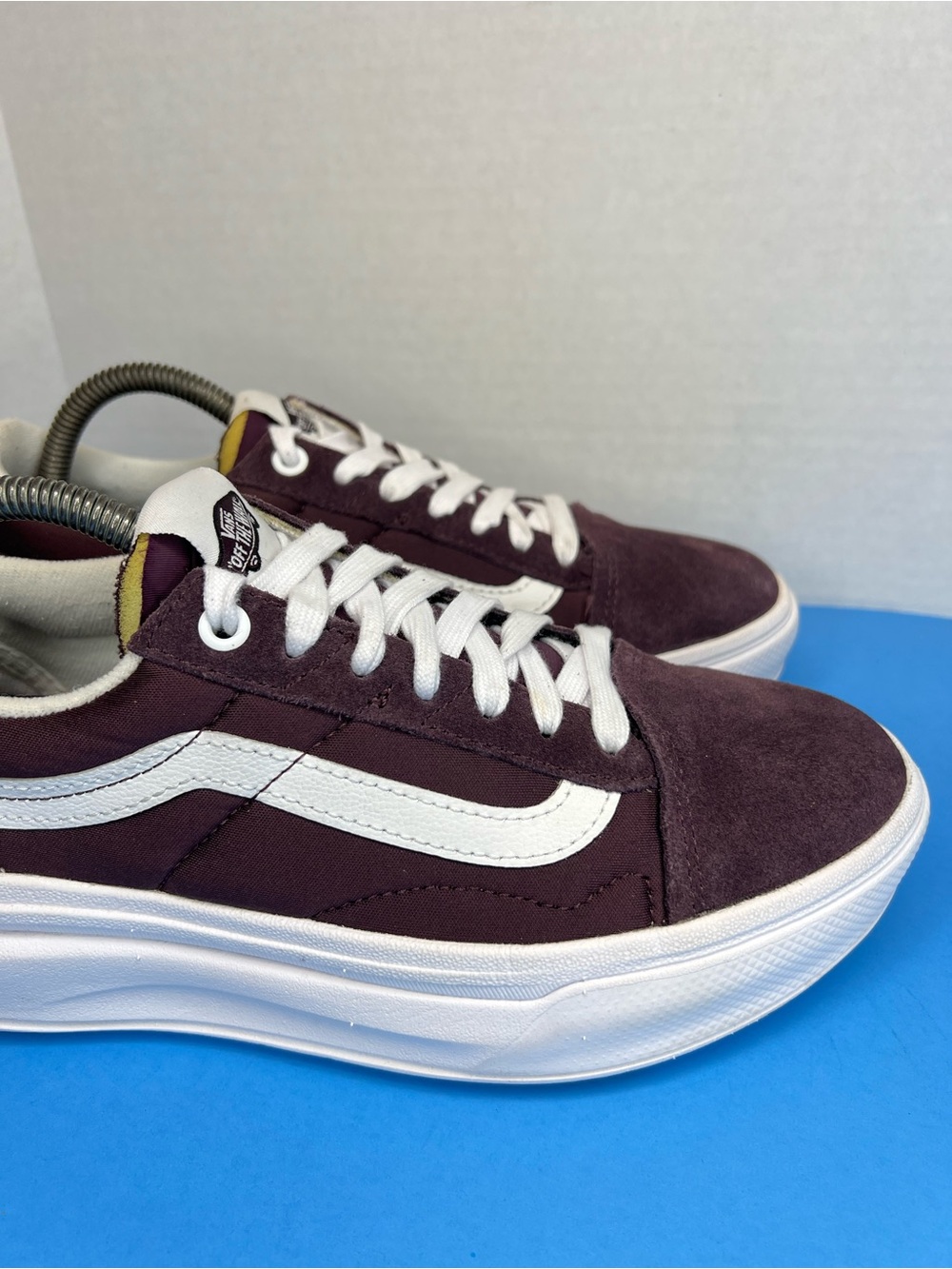 Vans Old Skool Overt CC Platform Sneaker Womens 9 Color:Wine Tasting LKNW! - Picture 7 of 15